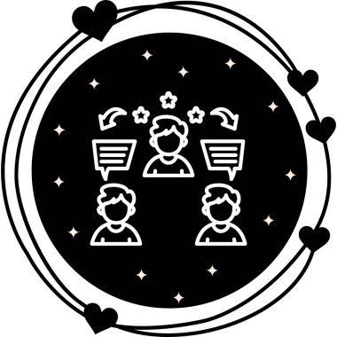 Adaylar Dengeli Profesyonel Markalaşma Grafik Sembolü