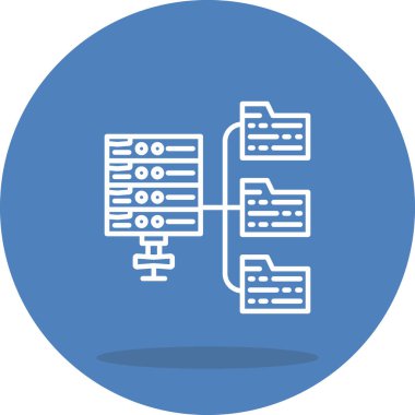 Web Sitesi Genel Bağlantı Simgesi, Vektör İllüstrasyonu 