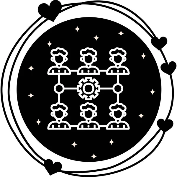 Organizasyon Yapısı Profesyonel Temiz Düz Grafik Özelliği