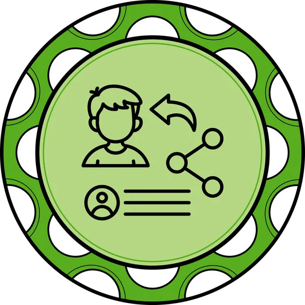 Web simge vektör çizim paylaşmak