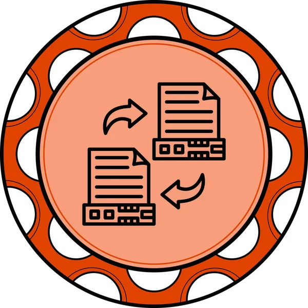 Veri Göç Yüksek Çözünürlüklü Sanat Sembolü