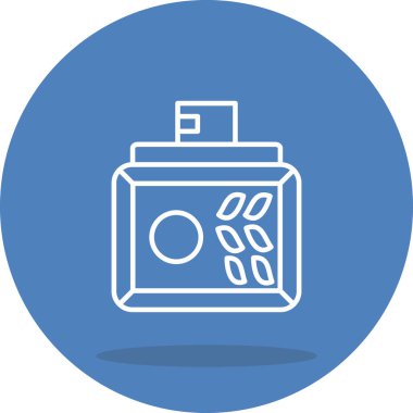 Lüks Parfüm ikonu, vektör illüstrasyonu