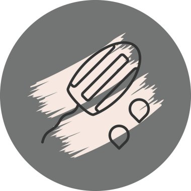 Tampon hijyen çizgisi Düz Simge