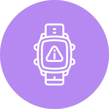 Akıllı Saat Hatası Zarif Çağdaş Dijital Grafik Özelliği