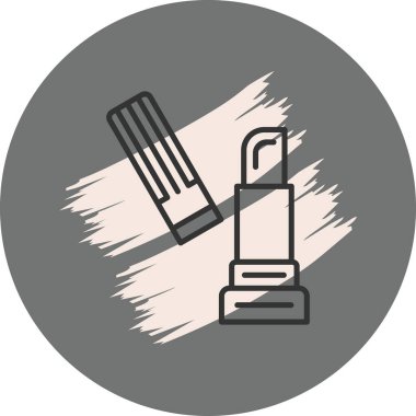 Dudak kremi Çizgisi Düz Simge