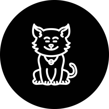 Mutlu Rahatlamış Profesyonel Yenilikçi Düz Tasarımlı Kedi