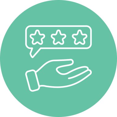 Geri besleme simgesi vektör illüstrasyonu  