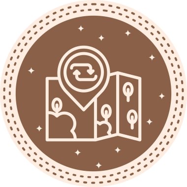 Web simgesi vektör illüstrasyonunu tekrarla