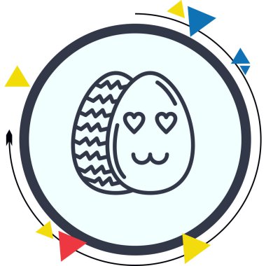 Easter in Love Yumurta Premium Temiz Dijital Sanat Düzeni