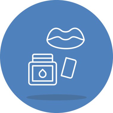 Dudak Temizleme Simgesi, Basit Resimler