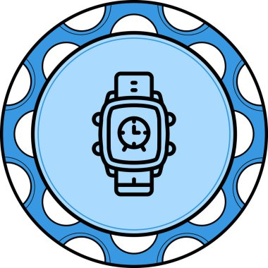 Akıllı Saat Ayrı Modern Dijital Tasarım Elemanı