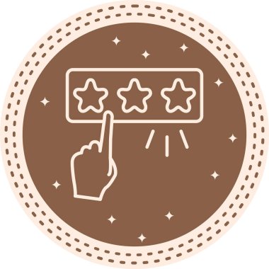 Geri besleme simgesi vektör illüstrasyonu  