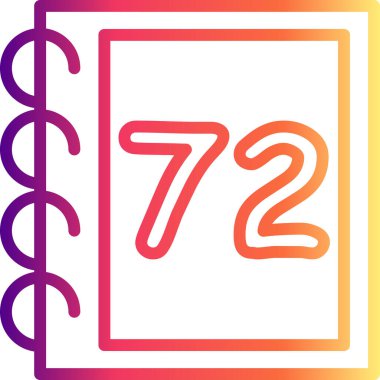 72 Web simgesi vektör illüstrasyonu