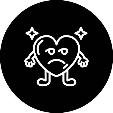 Eğlenilmeyen Kalp Ağı vektör çizimi