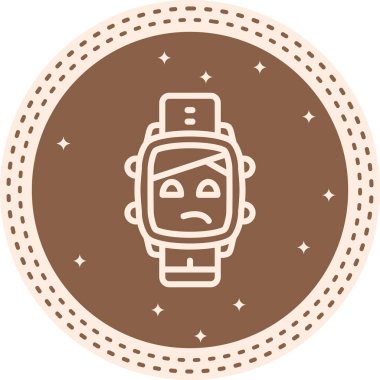 Baş Bandajı İzle Zarif Modern Yaratıcı Sanat Sembolünü Çevir