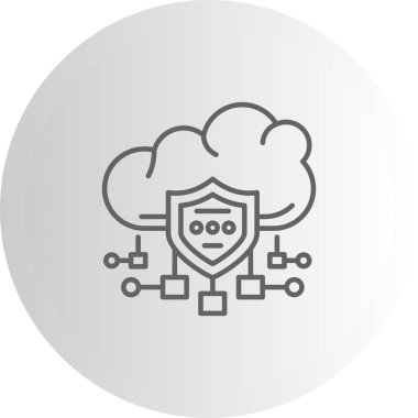 Bulut Kimliği Yönetimi Yüksek Çözünürlüklü Minimum Vektör Tasarımı