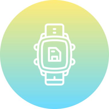 Akıllı Saat Yaratıcı Yüksek Çözünürlüklü Grafik Elementi Kaydet