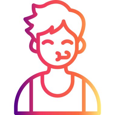 boy avatar icon, vector illustration simple design