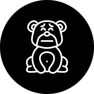 Dalgın Ayı Sofistike Özel Arayüz Tasarımı Elemanı