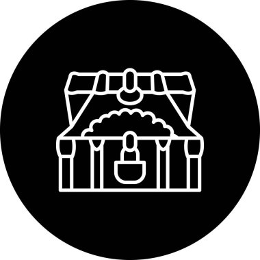 Hazine Rafineli Zarif Vektör Sanat Nesnesi