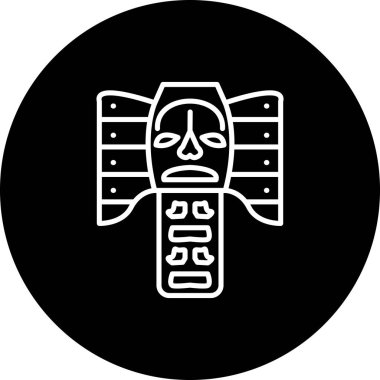 Totem Stili Profesyonel Yaratıcı Sanat Nesnesi