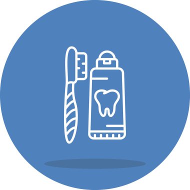 Oral Sağlık Kiti Minimum Yüksek Çözünürlüklü Vektör Düzeni