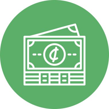 Gana Notları Minimum Yüksek Kalite Grafik Sembolü