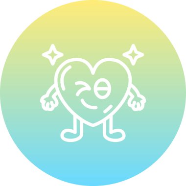 Kalp Kırpışması Belirgin Dijital Grafik Özelliği