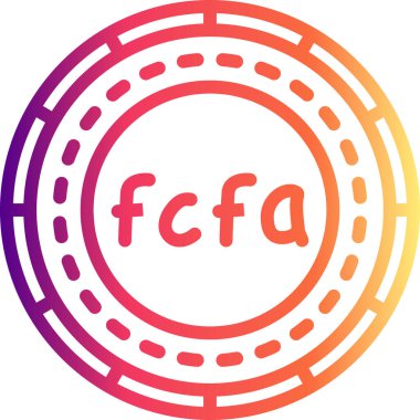 Orta Afrika Madeni Parası Profesyonel Temiz Kullanıcı Arayüzü Elemanı