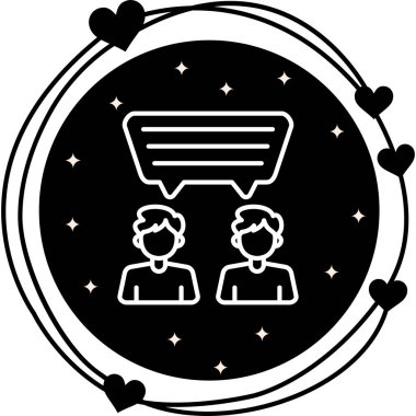 Geri besleme simgesi vektör illüstrasyonu  