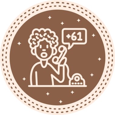 Cocos Adaları ikonu arayan çocukla telefon kodu