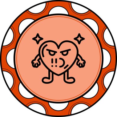 Kalp Basınç Dinamik Sofistike Düz Sanat Düzeni