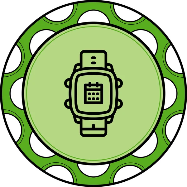 Akıllı Saat Takvimi Dinamik Yaratıcı Dijital Grafik ŞekliName