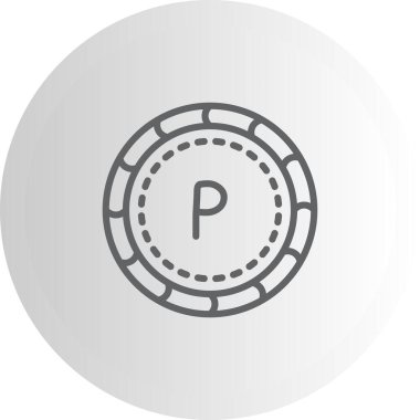 Pula madeni para simgesi, ulusal para birimi