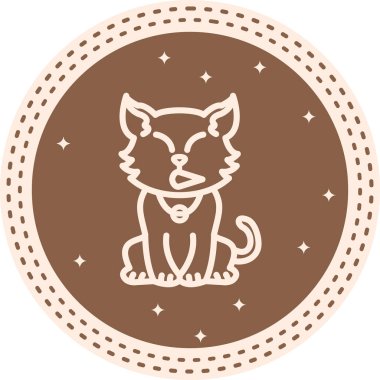 Kedi Temizleme Temizleme Dijital Sanat Düzenlemesi