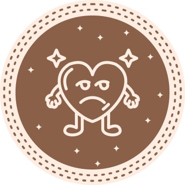 Eğlenilmeyen Kalp Ağı vektör çizimi