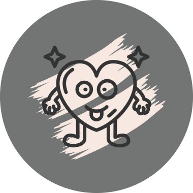 Aptal Kalp Profesyonel Yenilikçi Düz Tasarım Düzeni