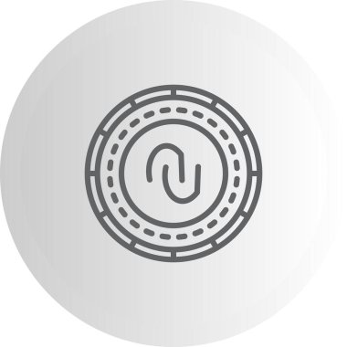 İsrail Bozuk Para Biçimli Yaratıcı Tasarım Elementi