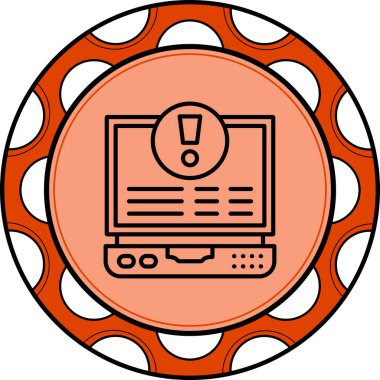 Bilgi tabanı simgesi, basit illüstrasyon