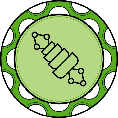Üretken Adversarial. Uygulama için minimalist özet simgesi