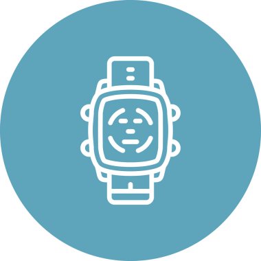 Akıllı Saat Yüz Kimliği Özel Yenilikçi Marka Tasarımı Düzeni