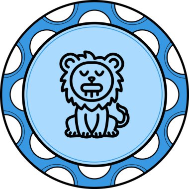 Salyalı Aslan Tarzı Özel Vektör Tasarımı Varlığı