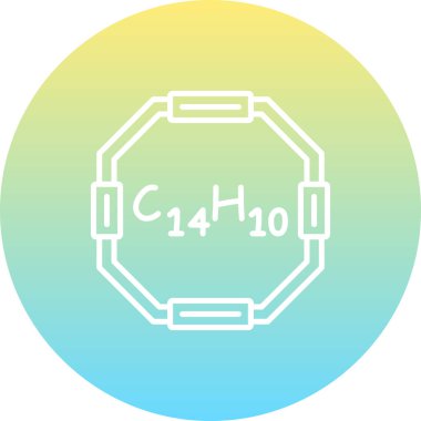 Fenanthren molekülünün kimyasal yapısı, web simgesi