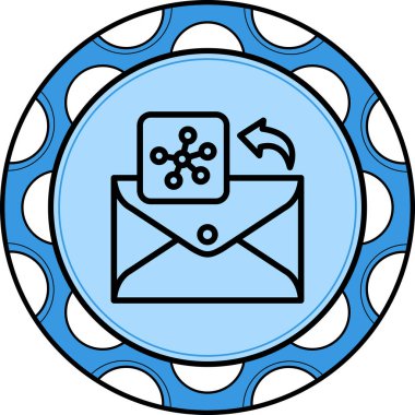 E- posta Ağı Yüksek Çözünürlüklü Sanat Sembolü