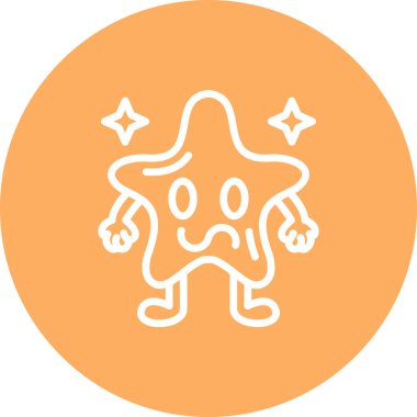 Güçlü duygular gösteren çizgi film yıldızı karakteri