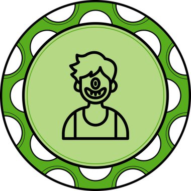 erkek avatar simgesi, vektör illüstrasyonu basit tasarım