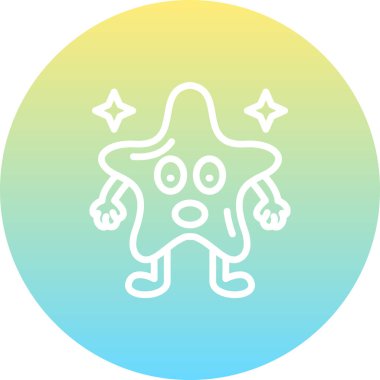 Şaşırmış ifadesiyle çizgi film yıldızı karakteri