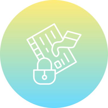 Asma kilit sembollü el ele tutuşma belgesi