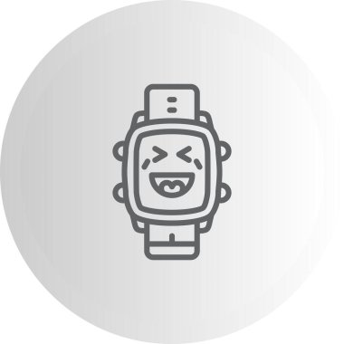 Laughing Dial Yenilikçi Düz Ürün Tasarım Sembolü İzle
