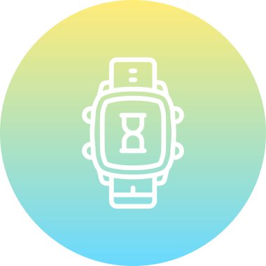 Akıllı Saat Kum Saati Yenilikçi Çağdaş Web Tasarımı Düzeni